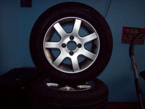 Smith wheels mags, tyres very good 100pcd had it on a golf
